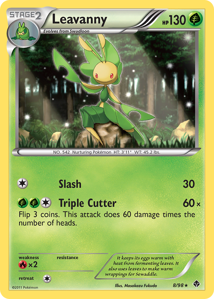 Leavanny (8/98) [Black & White: Emerging Powers] | Good Games Cannington