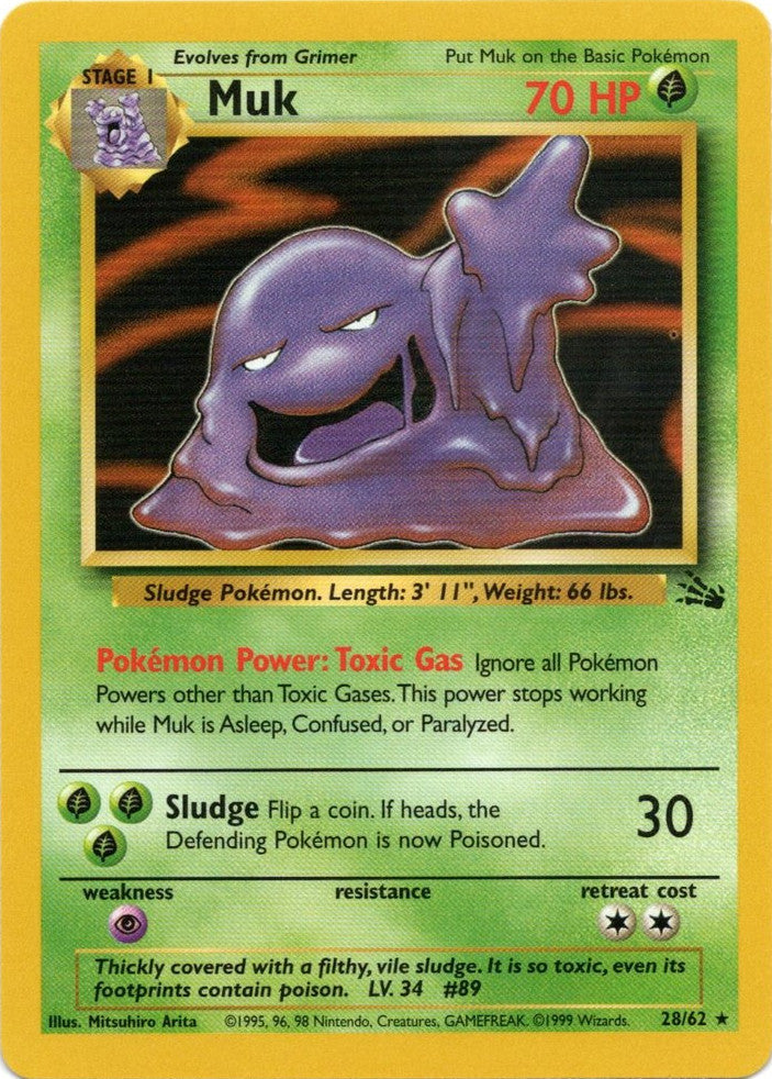 Muk (28/62) [Fossil Unlimited] | Good Games Cannington
