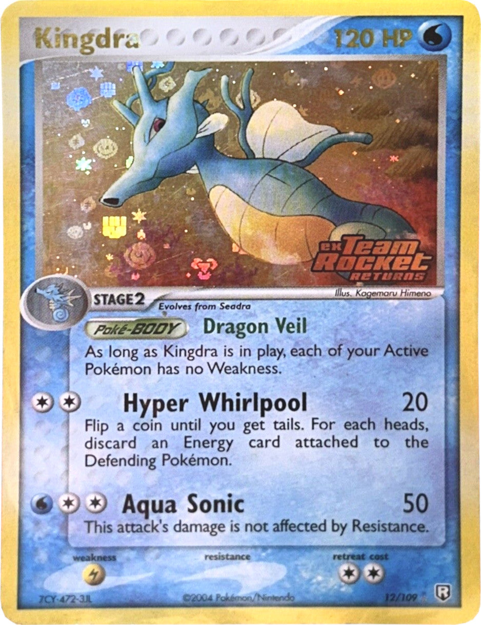 Kingdra (12/109) (Stamped) [EX: Team Rocket Returns] | Good Games Cannington