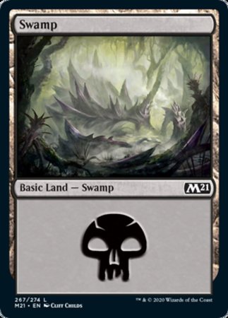 Swamp (267) [Core Set 2021] | Good Games Cannington