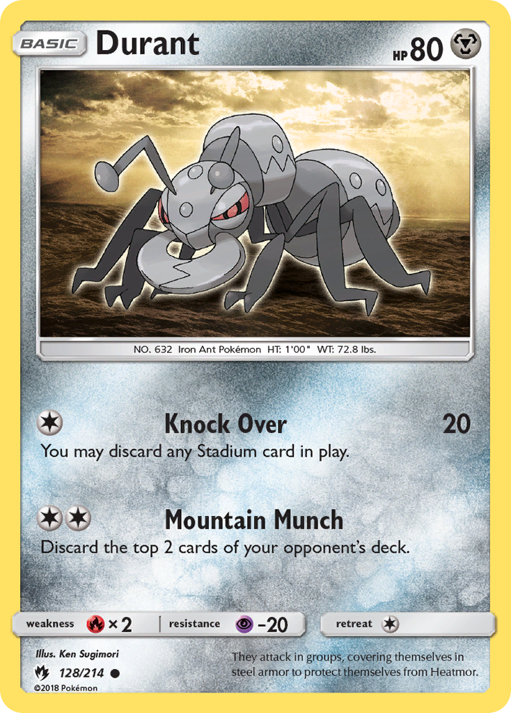 Durant (128/214) [Sun & Moon: Lost Thunder] | Good Games Cannington