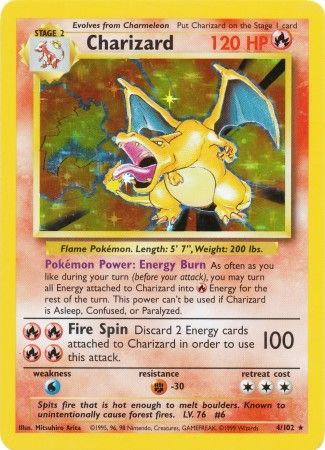 Charizard (4/102) [Base Set Unlimited] | Good Games Cannington