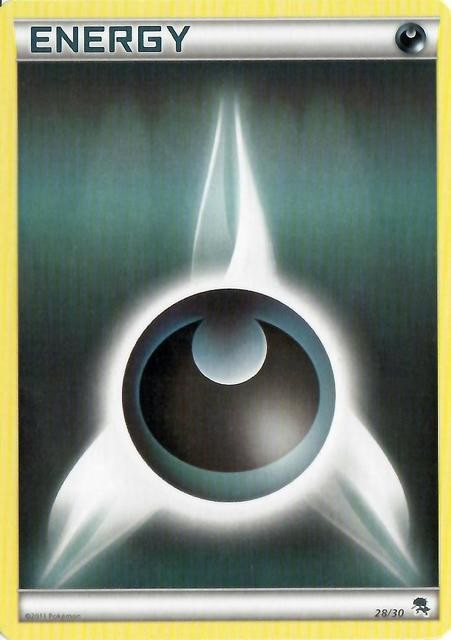 Darkness Energy (28/30) [Black & White: Trainer Kit - Zoroark] | Good Games Cannington