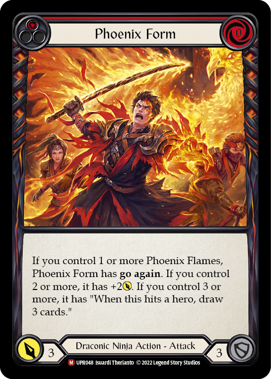 Phoenix Form [UPR048] (Uprising)  Rainbow Foil | Good Games Cannington