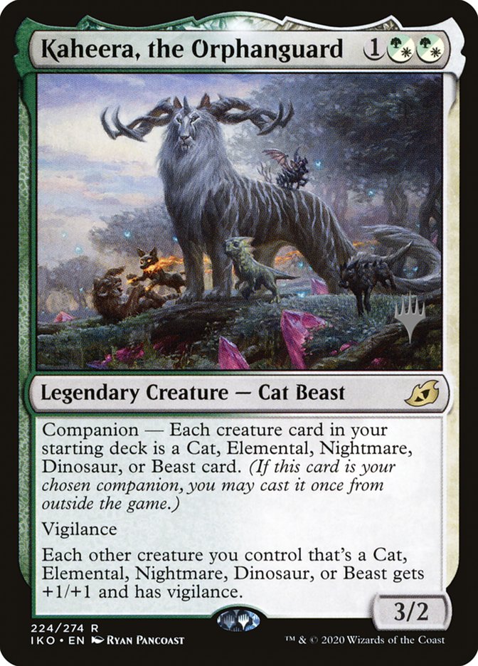 Kaheera, the Orphanguard (Promo Pack) [Ikoria: Lair of Behemoths Promos] | Good Games Cannington