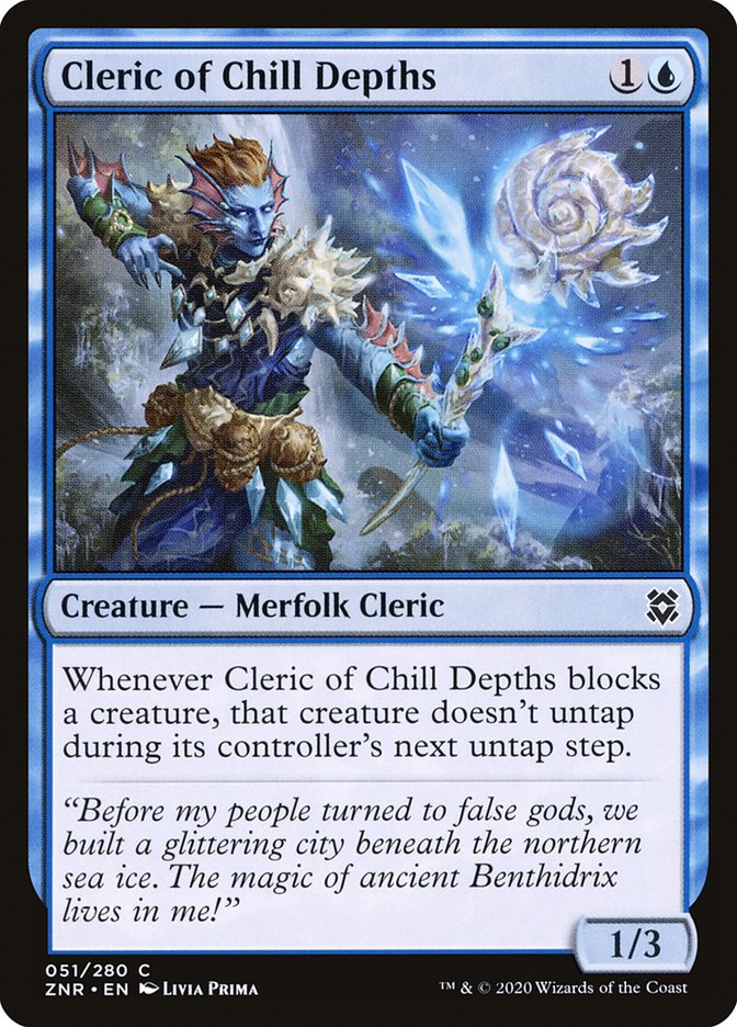 Cleric of Chill Depths [Zendikar Rising] | Good Games Cannington