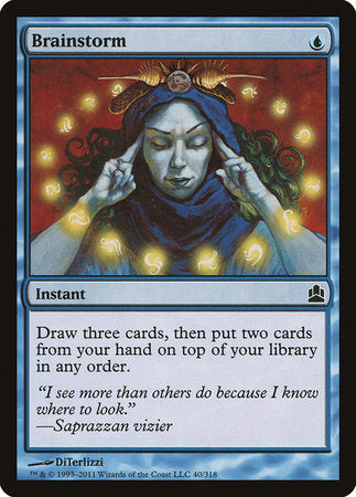 Brainstorm [Commander 2011] | Good Games Cannington