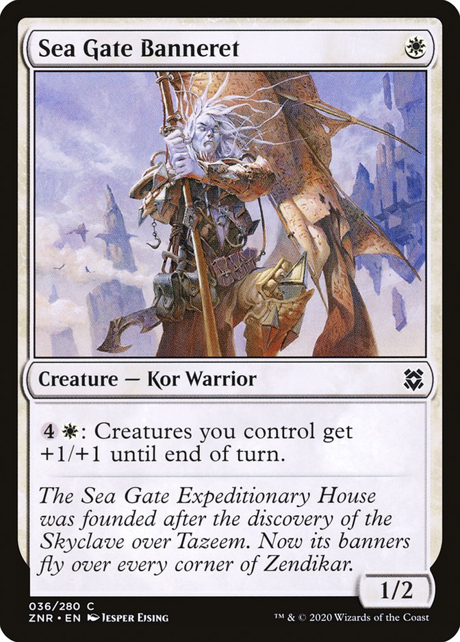 Sea Gate Banneret [Zendikar Rising] | Good Games Cannington