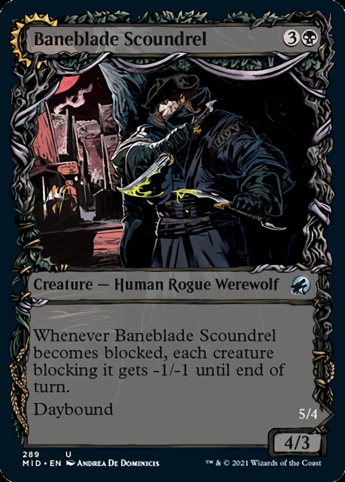 Baneblade Scoundrel // Baneclaw Marauder (Showcase Equinox) [Innistrad: Midnight Hunt] | Good Games Cannington