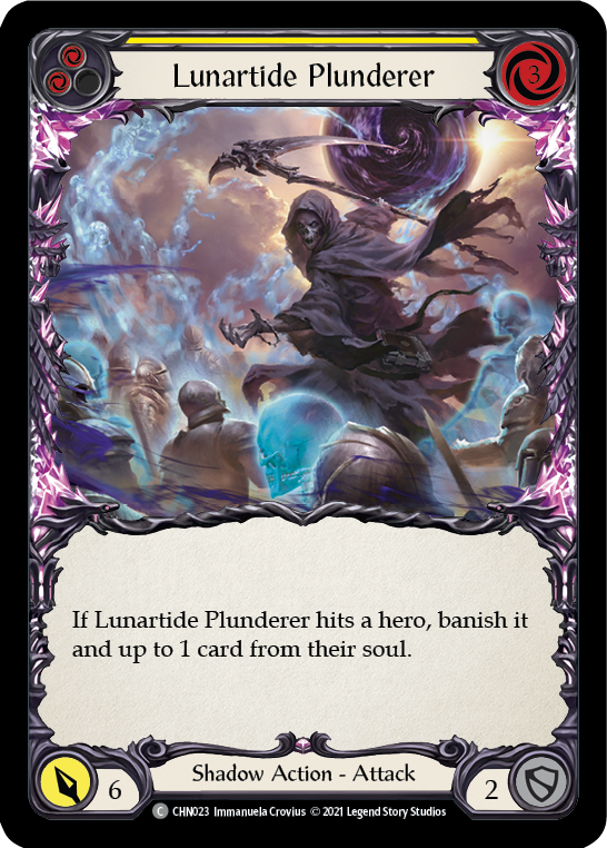 Lunartide Plunderer (Yellow) [CHN023] (Monarch Chane Blitz Deck) | Good Games Cannington