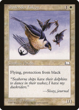 Duskrider Falcon [Weatherlight] | Good Games Cannington