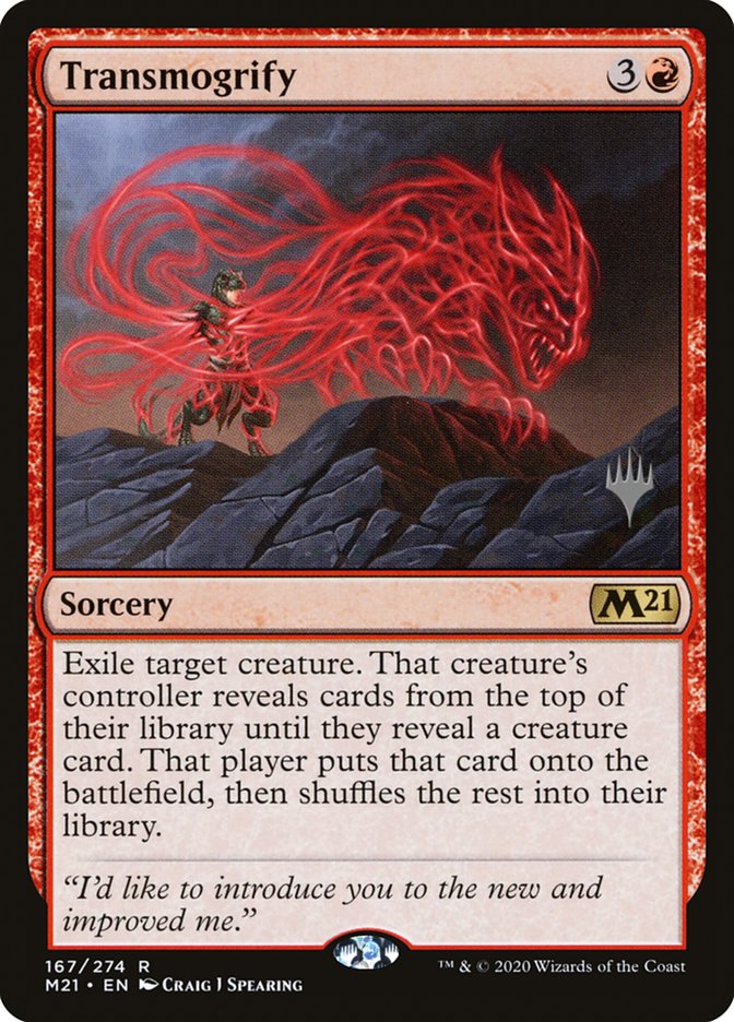 Transmogrify (Promo Pack) [Core Set 2021 Promos] | Good Games Cannington