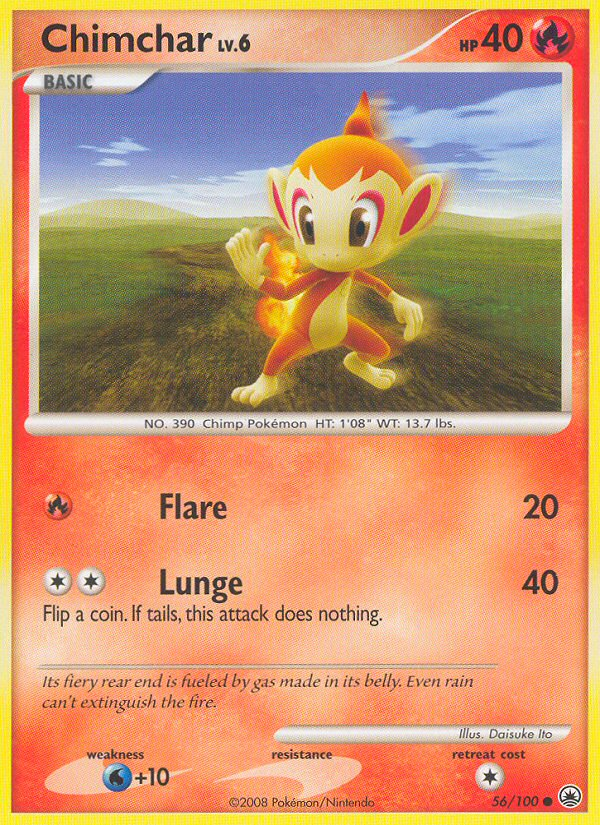 Chimchar (56/100) [Diamond & Pearl: Majestic Dawn] | Good Games Cannington