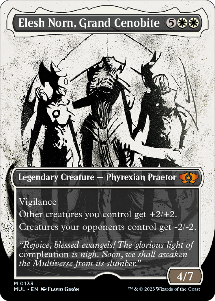 Elesh Norn, Grand Cenobite (Halo Foil) [Multiverse Legends] | Good Games Cannington