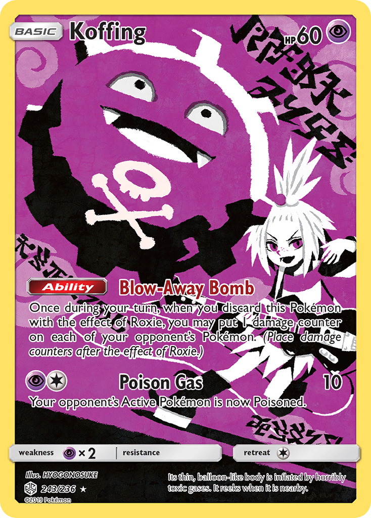 Koffing (243/236) [Sun & Moon: Cosmic Eclipse] | Good Games Cannington