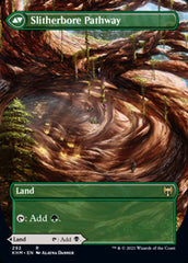 Darkbore Pathway // Slitherbore Pathway (Borderless Alternate Art) [Kaldheim] | Good Games Cannington