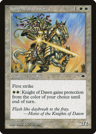 Knight of Dawn [Tempest] | Good Games Cannington
