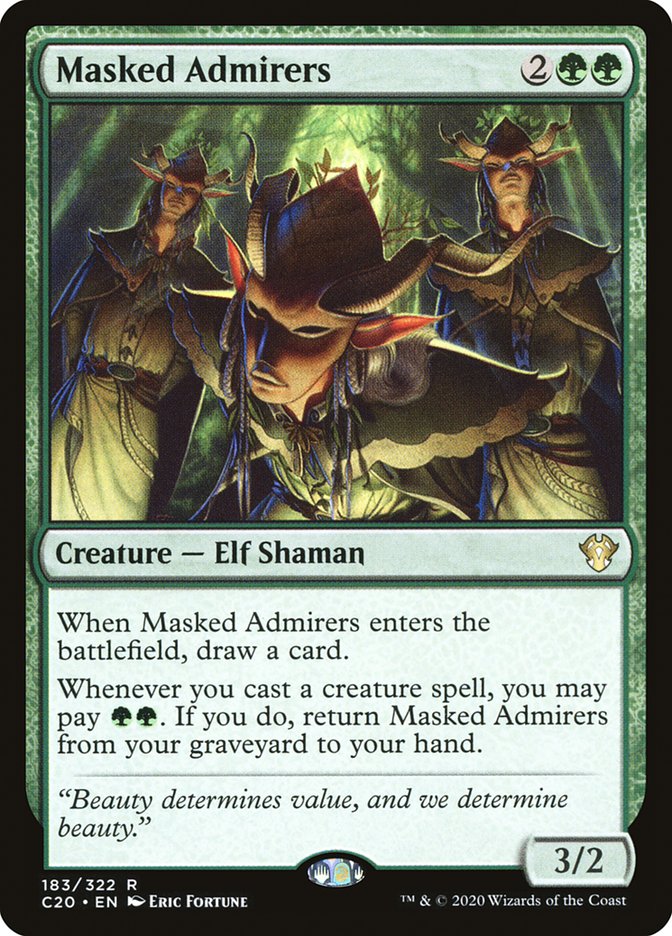 Masked Admirers [Commander 2020] | Good Games Cannington