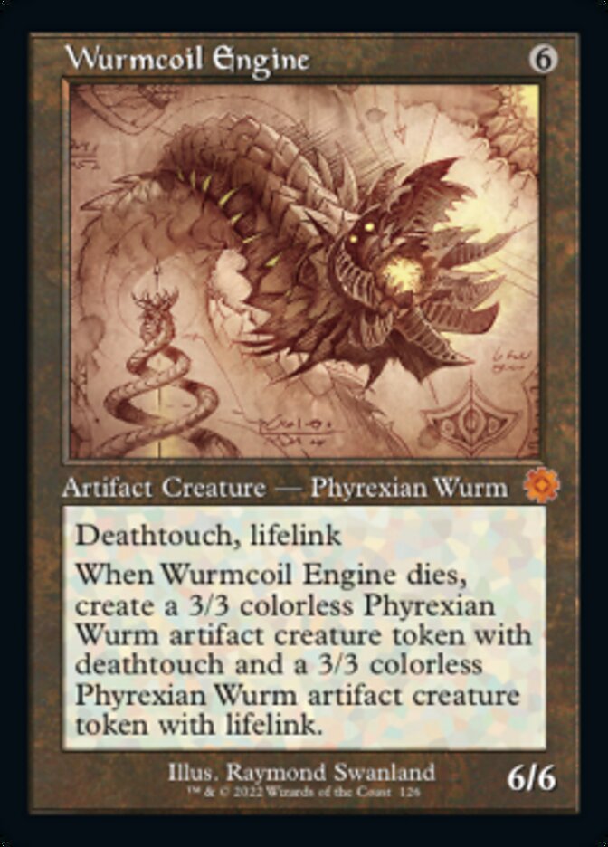 Wurmcoil Engine (Retro Schematic) [The Brothers' War Retro Artifacts] | Good Games Cannington