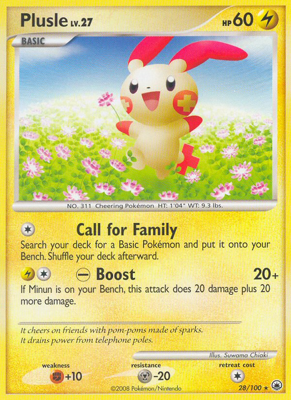 Plusle (28/100) [Diamond & Pearl: Majestic Dawn] | Good Games Cannington