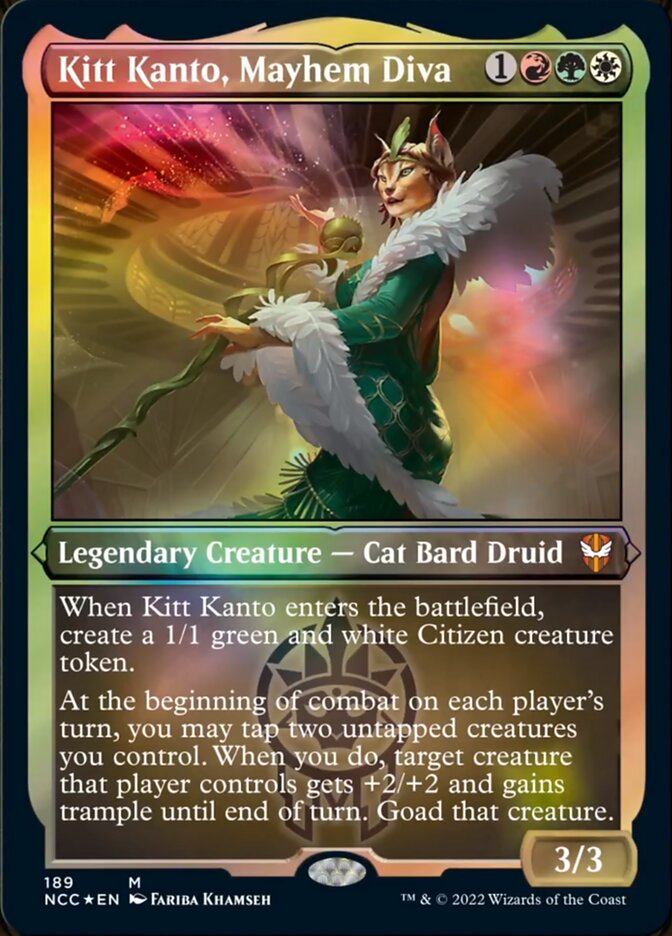 Kitt Kanto, Mayhem Diva (Display Commander) [Streets of New Capenna Commander] | Good Games Cannington