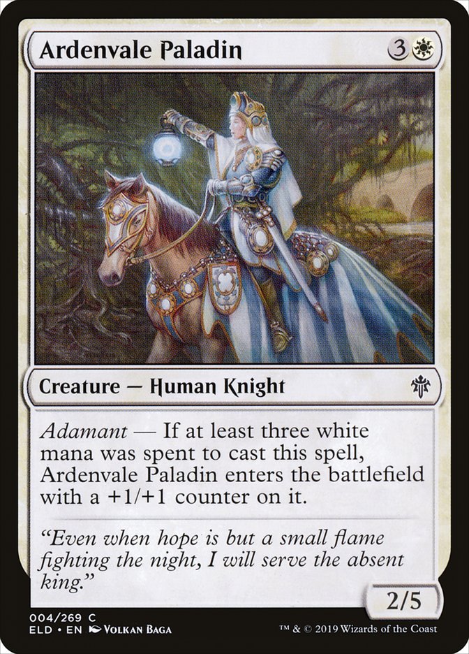 Ardenvale Paladin [Throne of Eldraine] | Good Games Cannington