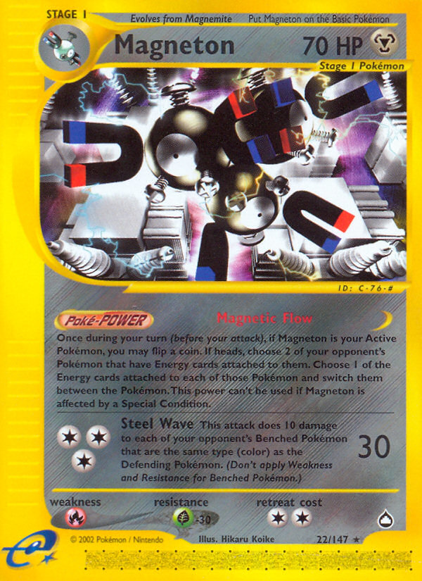 Magneton (22/147) [Aquapolis] | Good Games Cannington