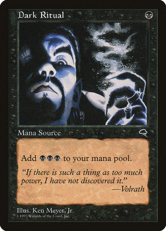 Dark Ritual [Tempest] | Good Games Cannington