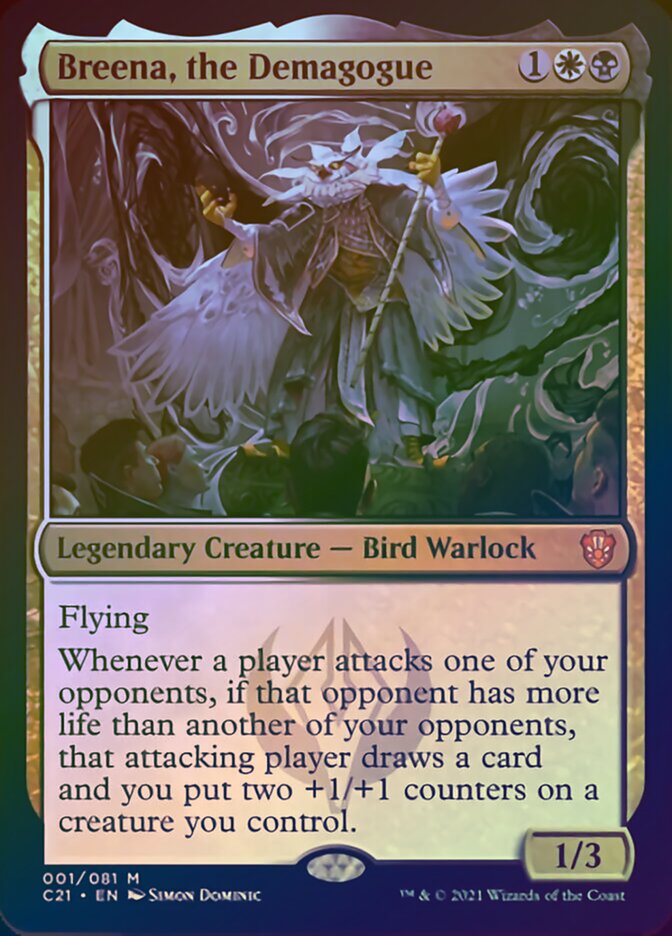 Breena, the Demagogue (Display Commander) [Commander 2021] | Good Games Cannington
