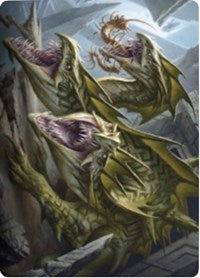 Grakmaw, Skyclave Ravager Art Card [Zendikar Rising Art Series] | Good Games Cannington