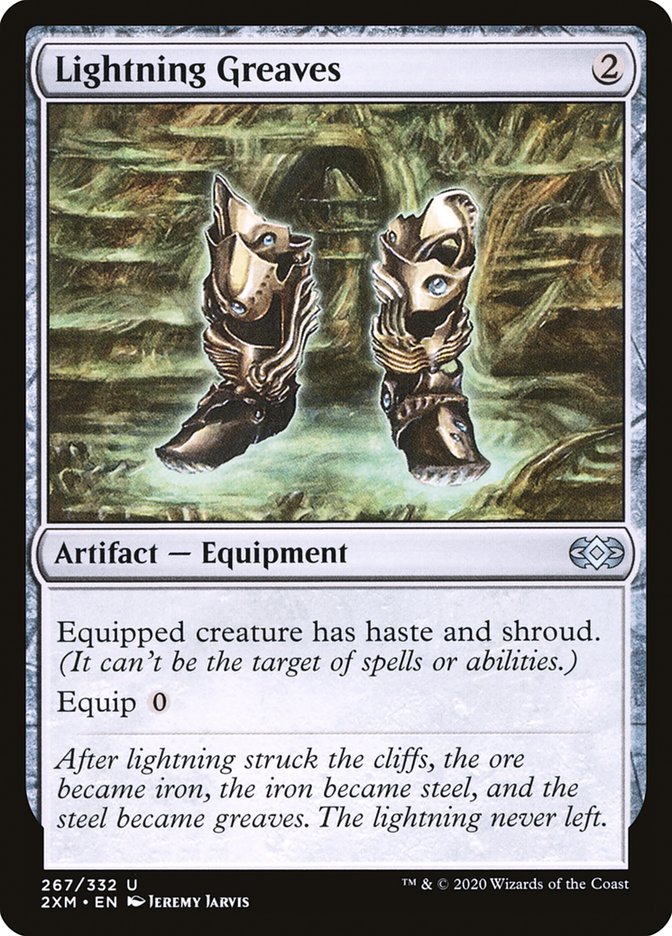 Lightning Greaves [Double Masters] | Good Games Cannington