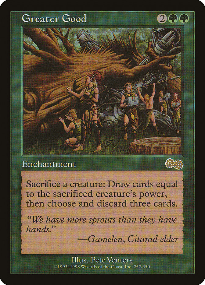 Greater Good [Urza's Saga] | Good Games Cannington