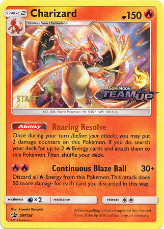 Charizard (SM158) (Staff) [Sun & Moon: Black Star Promos] | Good Games Cannington