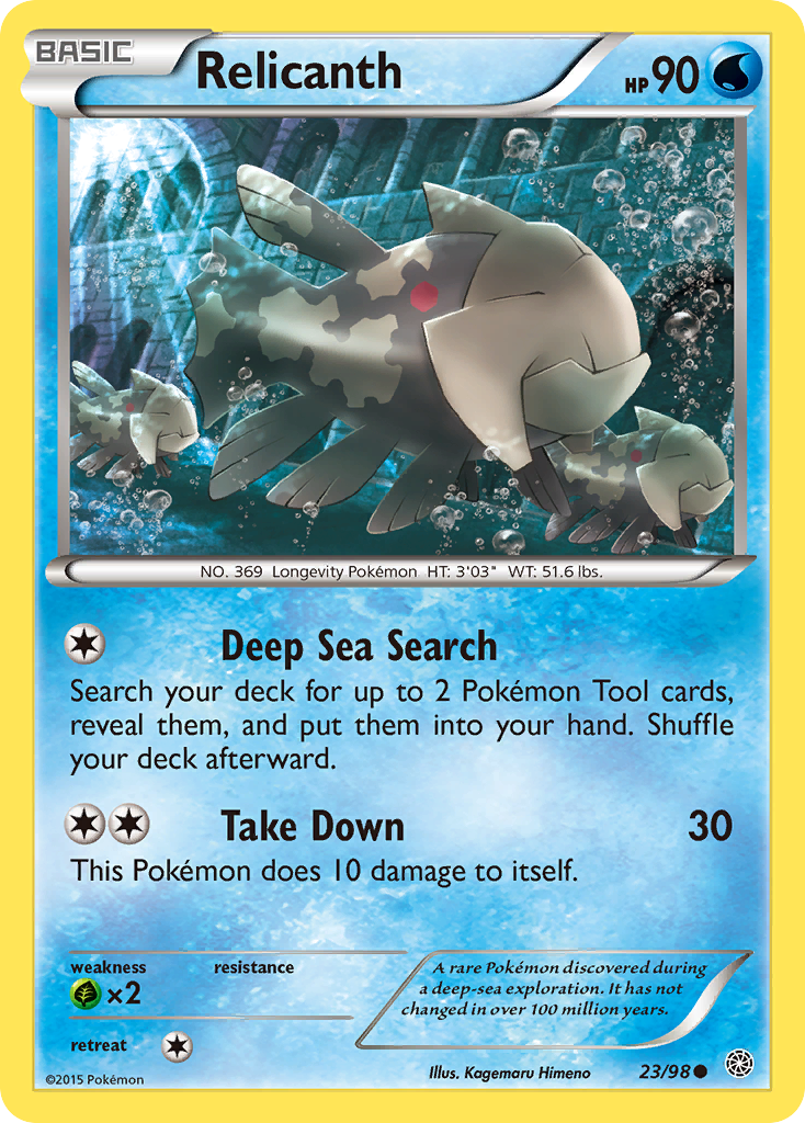 Relicanth (23/98) [XY: Ancient Origins] | Good Games Cannington