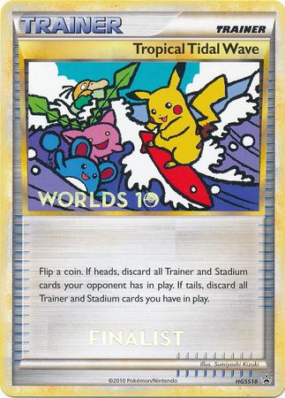 Tropical Tidal Wave (HGSS18) (Finalist) [HeartGold & SoulSilver: Black Star Promos] | Good Games Cannington