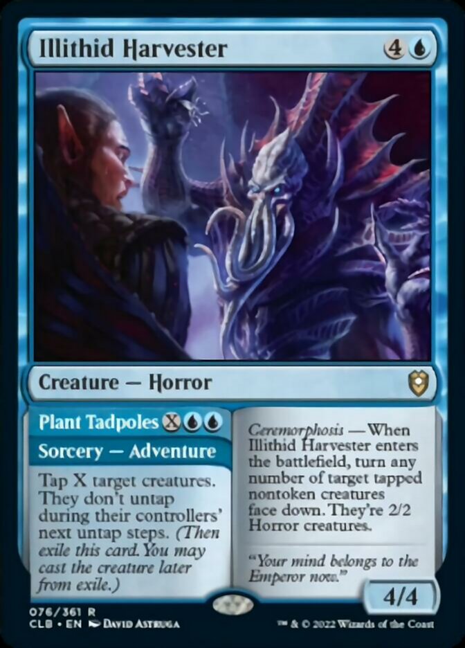 Illithid Harvester // Plant Tadpoles [Commander Legends: Battle for Baldur's Gate] | Good Games Cannington
