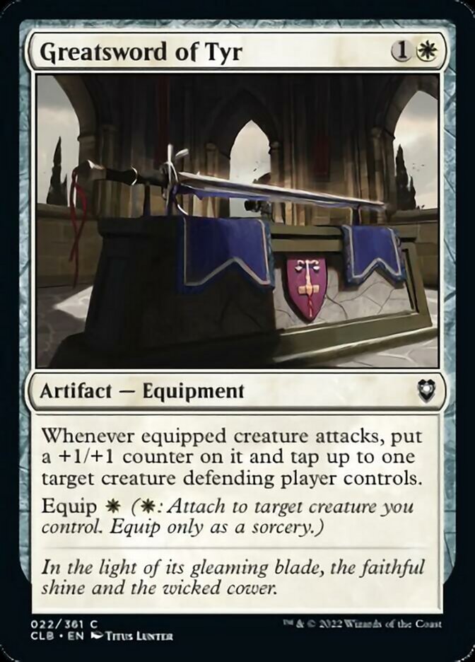 Greatsword of Tyr [Commander Legends: Battle for Baldur's Gate] | Good Games Cannington
