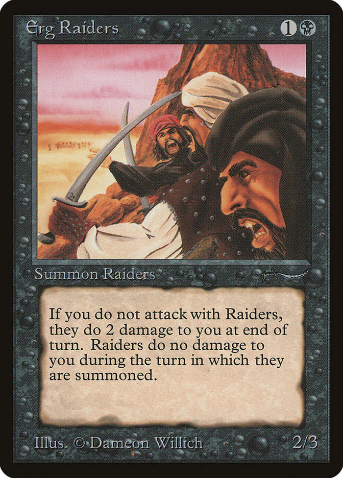 Erg Raiders (Light Mana Cost) [Arabian Nights] | Good Games Cannington