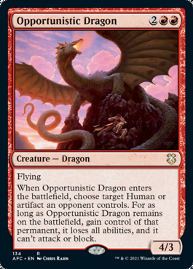 Opportunistic Dragon [Dungeons & Dragons: Adventures in the Forgotten Realms Commander] | Good Games Cannington