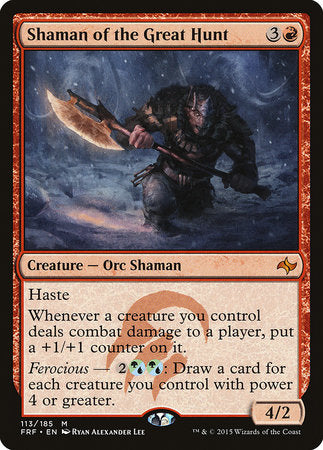 Shaman of the Great Hunt [Fate Reforged] | Good Games Cannington