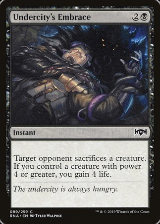 Undercity's Embrace [Ravnica Allegiance] | Good Games Cannington