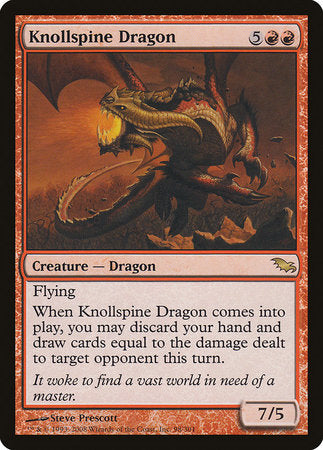Knollspine Dragon [Shadowmoor] | Good Games Cannington
