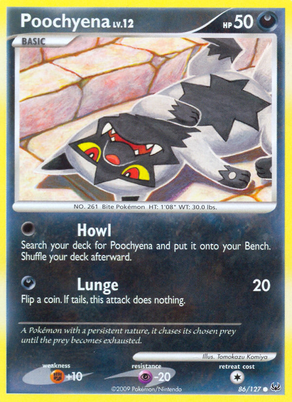 Poochyena (86/127) [Platinum: Base Set] | Good Games Cannington