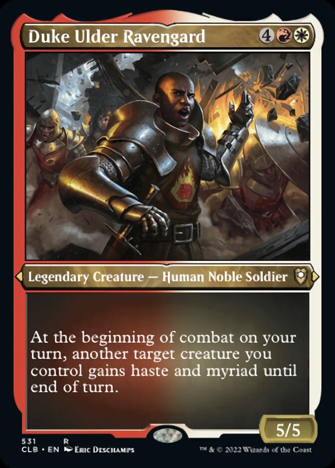 Duke Ulder Ravengard (Foil Etched) [Commander Legends: Battle for Baldur's Gate] | Good Games Cannington