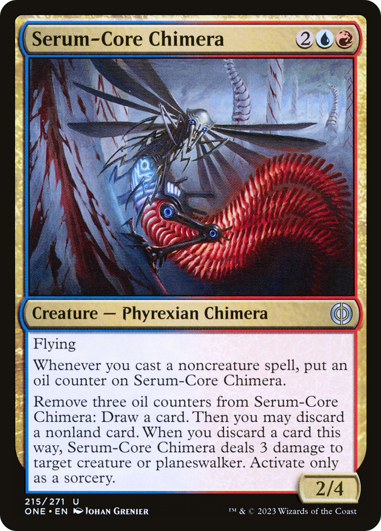 Serum-Core Chimera [Phyrexia: All Will Be One] | Good Games Cannington