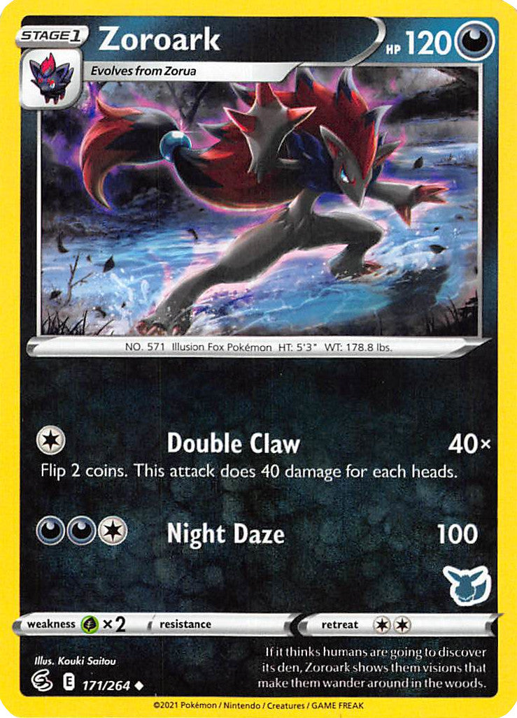 Zoroark (171/264) (Eevee Deck) [Battle Academy 2022] | Good Games Cannington
