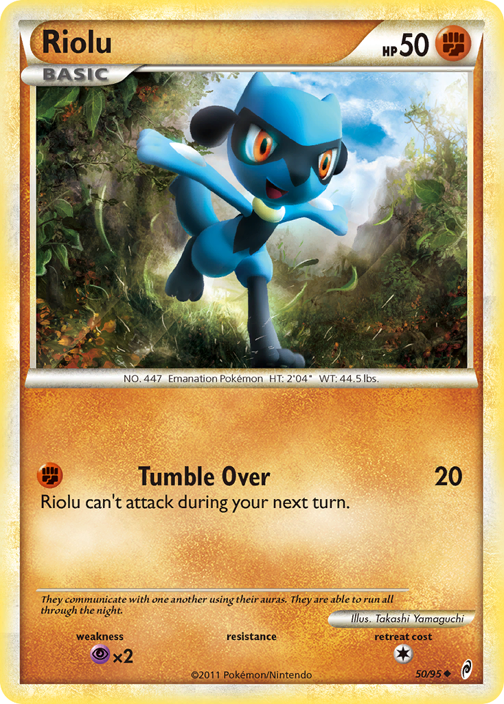 Riolu (50/95) [HeartGold & SoulSilver: Call of Legends] | Good Games Cannington