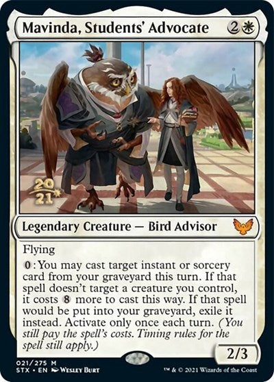 Mavinda, Students' Advocate [Strixhaven: School of Mages Prerelease Promos] | Good Games Cannington