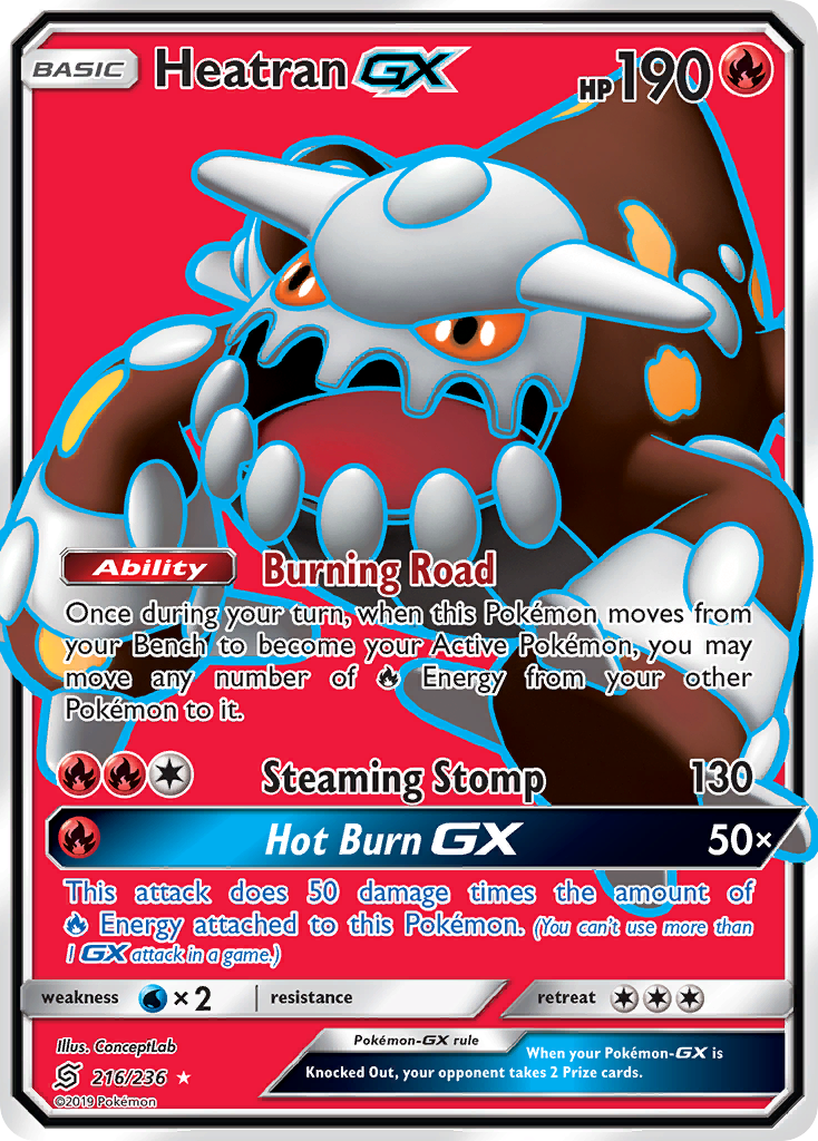 Heatran GX (216/236) [Sun & Moon: Unified Minds] | Good Games Cannington