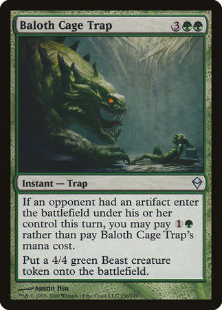 Baloth Cage Trap [Zendikar] | Good Games Cannington